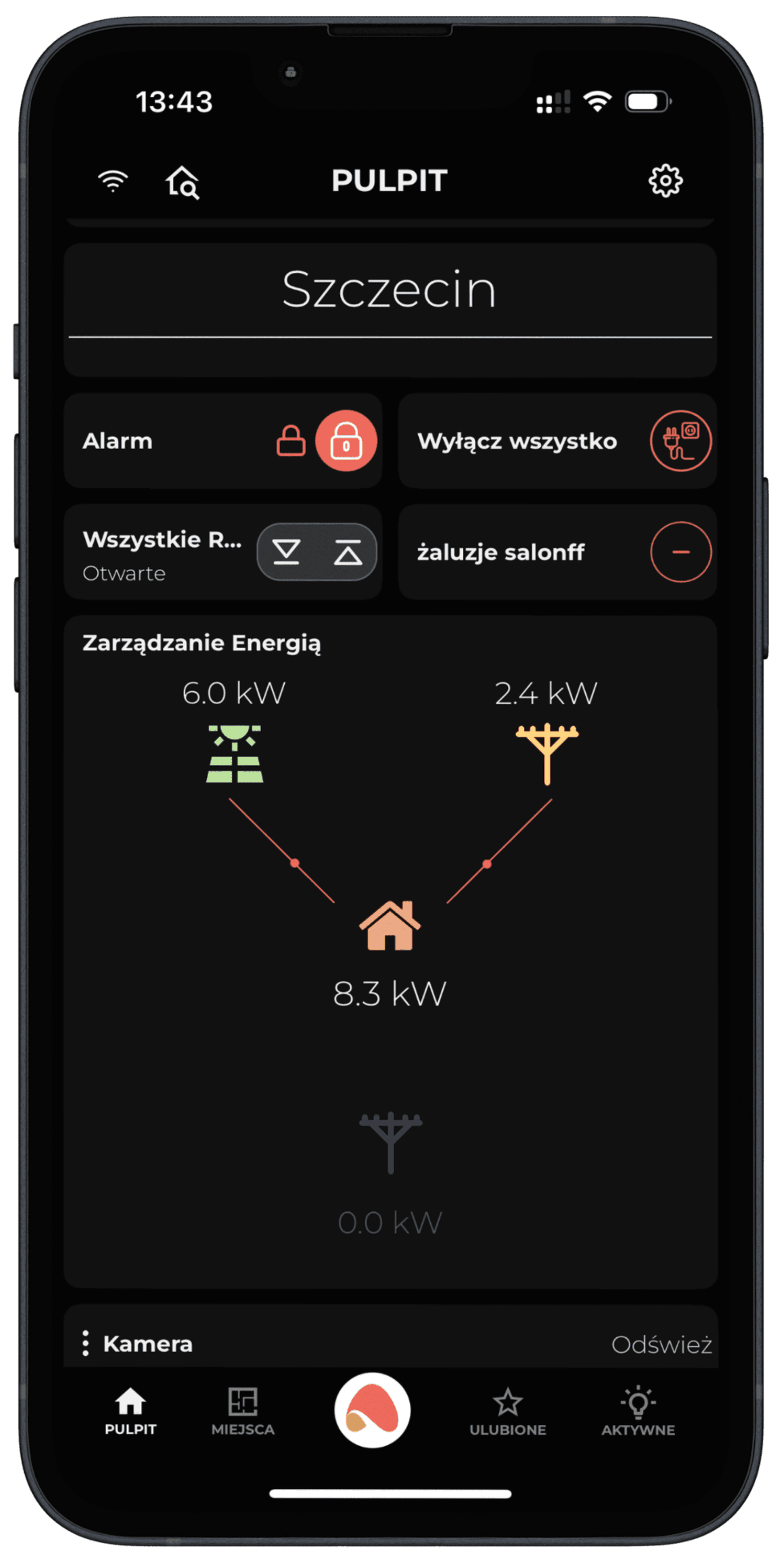 Ekran statystyk i wykresów